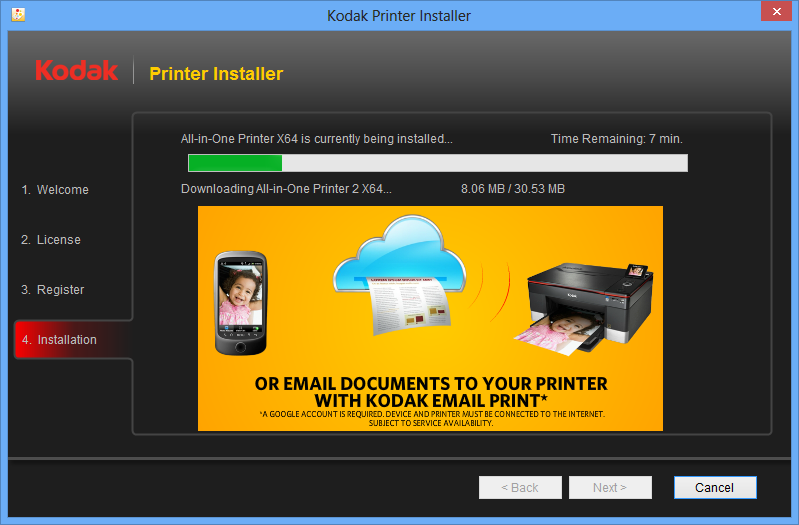 install kodak printer software
