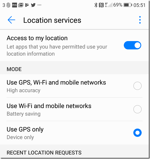 Location Services: Gps-Only No Longer Protects Your Privacy On Android 9 “Pie”, Huawei / Honor 10 | Tim Anderson's It Writing